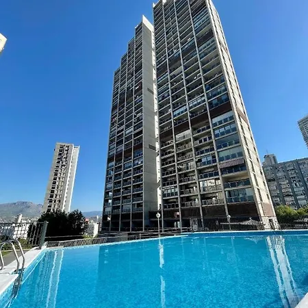 Lujoso Apartamento con vistas al mar en Mirador del Mediterráneo - Gestaltur Benidorm Exterior foto